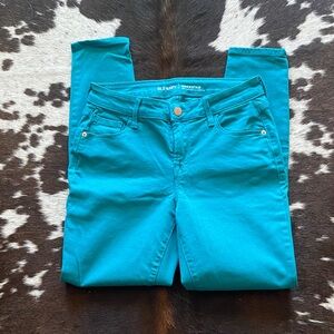 Old Navy Women's Teal Skinny Jeans